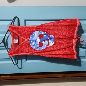 ☀️5 for $25☀️American skull tank